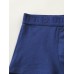 Mens Cotton Solid Color 4Pcs Breathable Elastic Mid Waist Thin Boxers