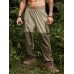 Men Colorblock Multi Pocket Drawstring Ankle Length Cargo Pants